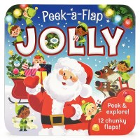 PEEK-A-FLAP BOOK JOLLY CHRISTMAS BOOK