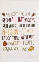 MUDPIE WELCOME FRIENDSGIVING TOWEL