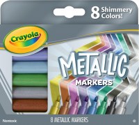 CRAYOLA 8ct METALLIC MARKERS