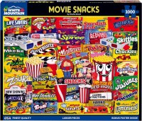 WHITE MTN PUZZLE 1000PC MOVIE SNACKS
