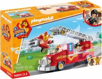 PLAYMOBIL DUCK ON CALL FIRE RESCUE TRUCK