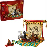 LEGO #80119 GALLOPING HORSES CANVAS