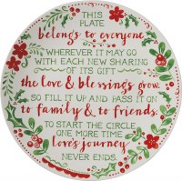 PBK HOLIDAY GIVING PLATE