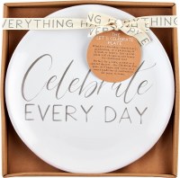 MUD PIE CELEBRATE EVERY DAY PLATE