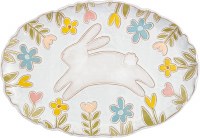 MUD PIE BUNNY PLATTER