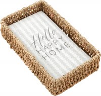 MUD PIE HELLO HAPPY GUEST NAPKIN SET
