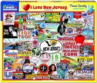 WHITE MTN PUZZLE 1000PC I LOVE NJ