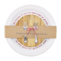 MUD PIE CHEESE PLATE & BOARD SET