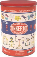 TINKERTOYS 100pc CLASSIC BUILDING TIN
