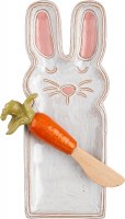 MUD PIE BUNNY EVERYTHING PLATE SET