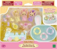 CALICO CRITTERS TRIPLETS BATHTIME SET