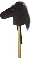 AURORA BLACK GIDDY UP PONY STICK HORSE