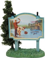 D56 VILLAGE SCHITT'S CREEK SIGN