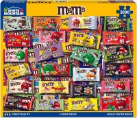 WHITE MTN PUZZLE 1000PC M&M'S