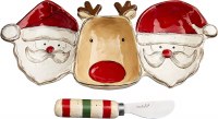 MUDPIE SANTA REINDEER TRIPLE DIP SET