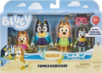 BLUEY FIGURE SET FAMILY BEACH DAY