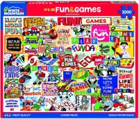 WHITE MTN PUZZLE 1000PC ALL FUN & GAMES