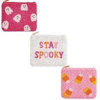 MUD PIE HALLOWEEN BEADED CASE - GHOSTS