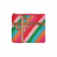 MUD PIE HOLIDAY BEADED CASE - PRESENT