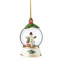 LENOX ORNAMENT SNOWMAN GLOBE