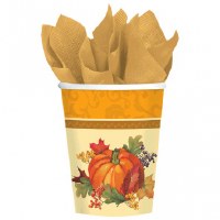 BOUNTIFUL HOLIDAY 8CT 9oz CUPS