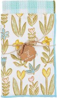 MUD PIE FLOWER SPRING TOWEL SET