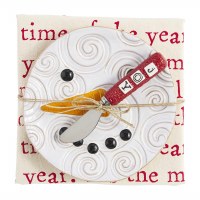 MUDPIE SNOWMAN APPETIZER SET
