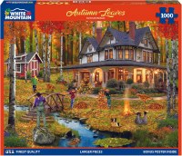 WHITE MTN PUZZLE 1000PC AUTUMN LEAVES
