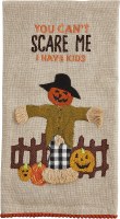 MUD PIE SCARE ME EMBELLISHED TOWEL