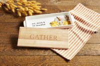 MUDPIE GATHER CERAMIC TRAY BOARD SET