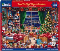 WHITE MTN PUZZLE 1000PC NIGHT BEFORE XMA