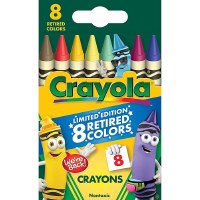 CRAYOLA 8ct LIMITED EDIT CRAYONS