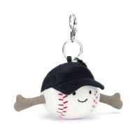 JELLYCAT BASEBALL BAG CHARM