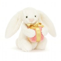 JELLYCAT BASHFUL BUNNY W/PRESENT