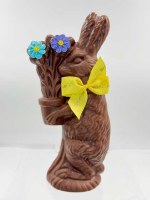 BROMILOW'S 10oz MILK BUNNY W/FLOWERPOT