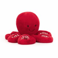 JELLYCAT CRANBERRY OCTOPUS LITTLE