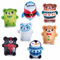 BUBBLE STUFFED SQUISHY FRIENDS XMAS