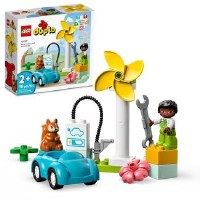 LEGO DUPLO  WIND TURBINE & ELECT CAR