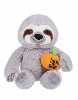 GANZ HALLOWEEN PUMPKIN SLOTH PLUSH