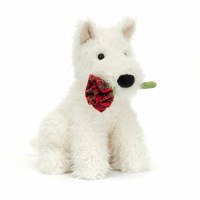 JELLYCAT MUNROE SCOTTIE DOG LOVE YOU