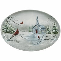 PARK DESIGNS ALL IS CALM OVAL PLATTER