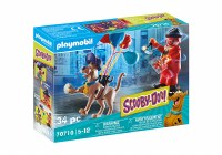 PLAYMOBIL SCOOBY DOO ADV W/GHOST CLOWN