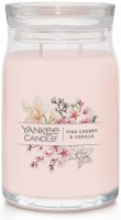 YANKEE SIGNATURE LG JAR PINK CHERRY VAN