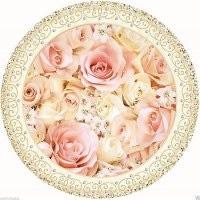 DAZZLING BOUQUET DESSERT PLATES 8ct