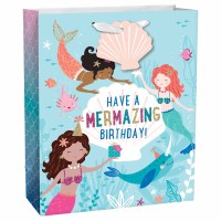 AMSCAN GIFTBAG MERMAZING BIRTHDAY