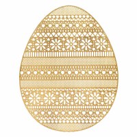 AMSCAN GOLDEN EGG PLACEMAT