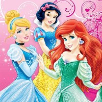 AMSCAN DISNEY PRINCESS SPARKLE NAPKINS