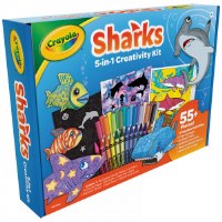 CRAYOLA 5-IN-1 ACTIVITY KIT SHARKS