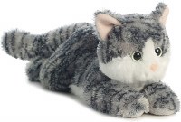 AURORA 12" FLOPSIE LILY GREY CAT