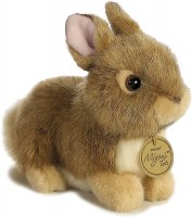 AURORA BUNNY BABY TAN 7"